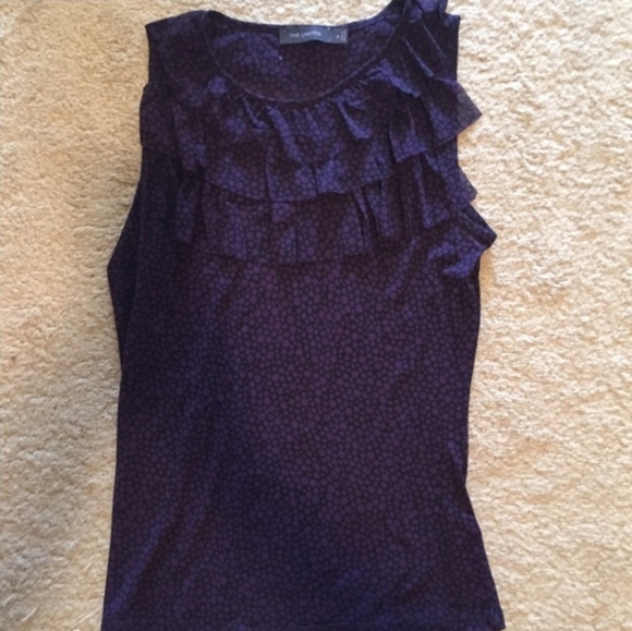 The Limited Ruffle Neckline Tops - Set Of Two - Picture 2 of 9